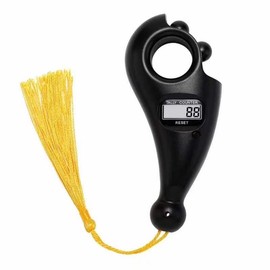 DEHUA Digital Tasbih Finger Counter, Muslim Islamic Rotating Digital Tasbeeh Prayer Beads Tally Counter (Black)
