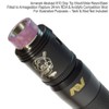 Armerah Abstract 810 Drip Tip eCig Mouthpiece Short/Wide Resin/Steel Single