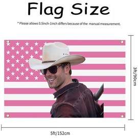 Glen Powell Pink Wall Tapestry Flag Not My First Tornado 3x5ft Flags for College Dorm Man Cave Bedroom Decor Banner Fan Gift Tapestries