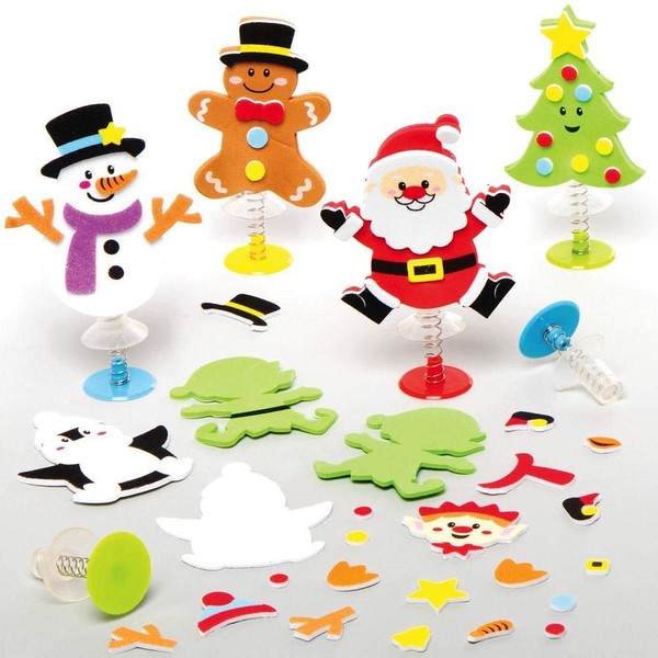 Baker Ross Christmas Jump-up Kits - Pack of 8, Party