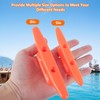 Orange Nylon Boat Cleat 6 Inch, 4 Pack Dock Cleat