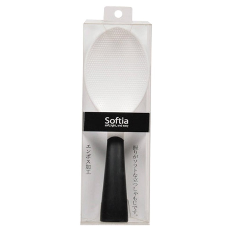 Pearl Metal Softia C-3689 Standing and Grip Soft Rice Spoon,