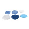 28Pcs Buffer Bonnets 4 Materials Polishing Waxers Pads Bonnet for