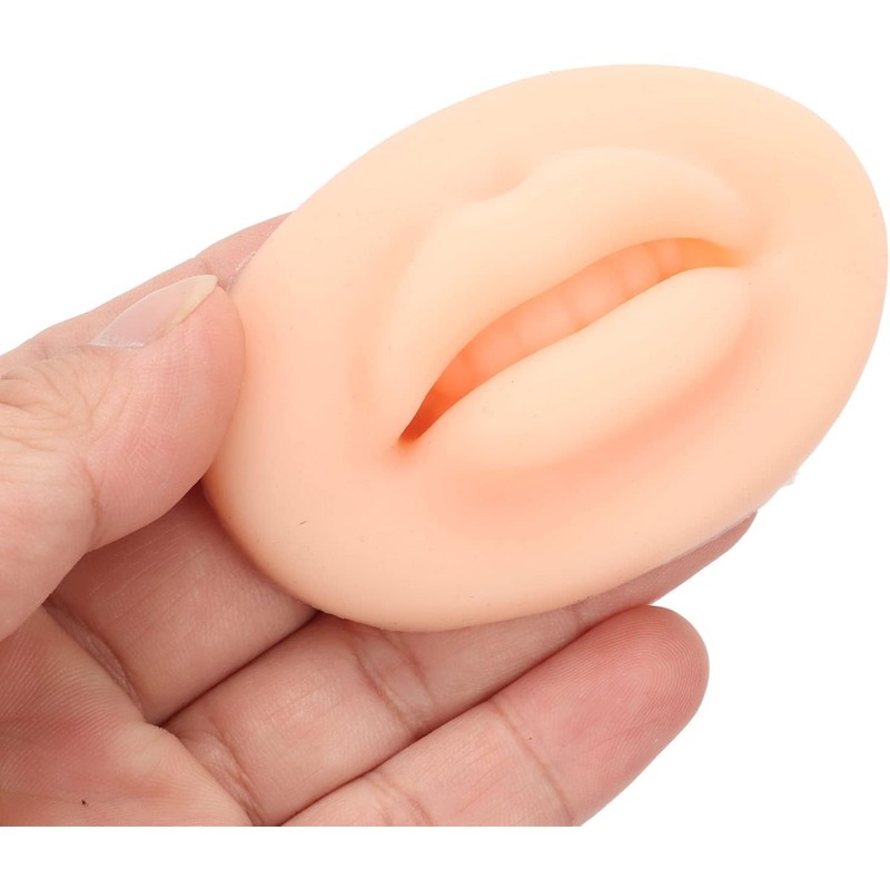 10 Labios de Práctica, Modelo de Boca Abierta de Silicona