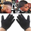 Xfaiz Magic Curly Sponge Gloves Tutorial for Barbiers Wave Black