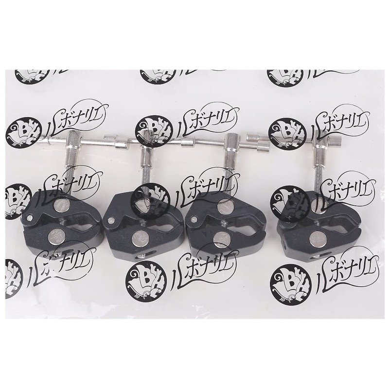 Rubonarie Pipe Clamp Clamp Mount (Black, 4 Pieces)