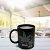 Mad Monkey Farbwechsel-Tasse 'High Life Weed', Kaffeebecher mit Thermoeffekt