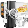 Cambom Rotary Cheese Grater Hand Crank Cheese Shredder for Fresh