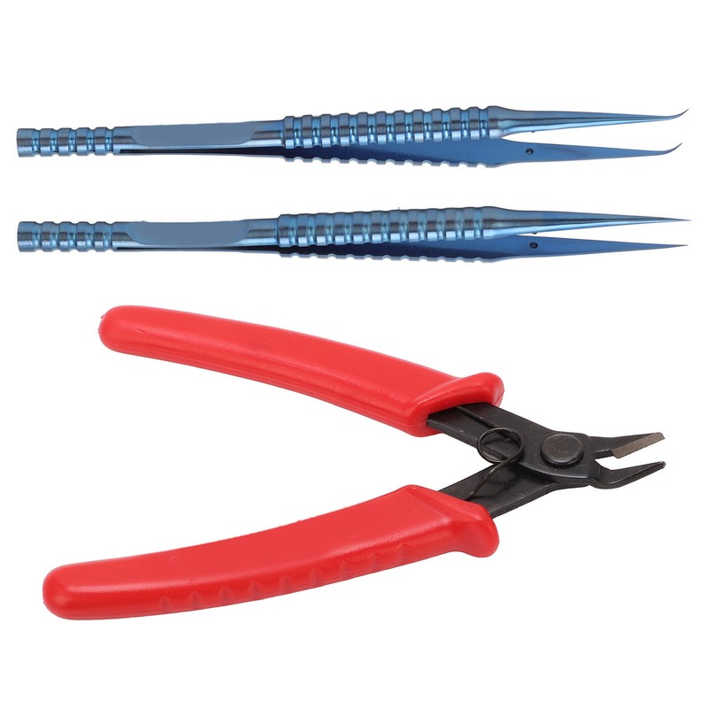 Repair Tweezers Pliers Accurate Electronic Electrician Tool Kit for Mobile