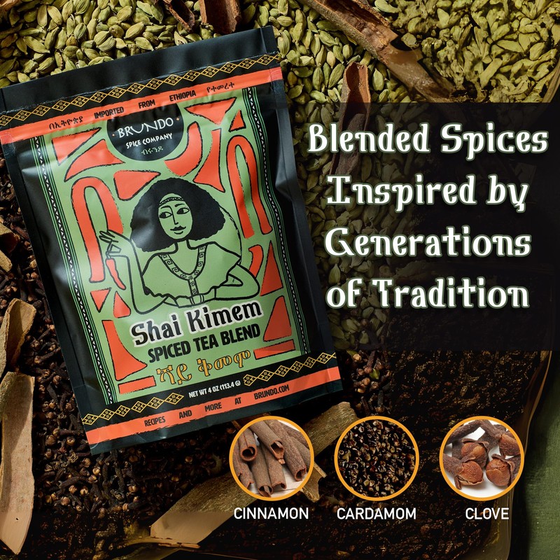 Brundo Ethiopian Spice Company Shai Kimem | Traditional Ethiopia Tea