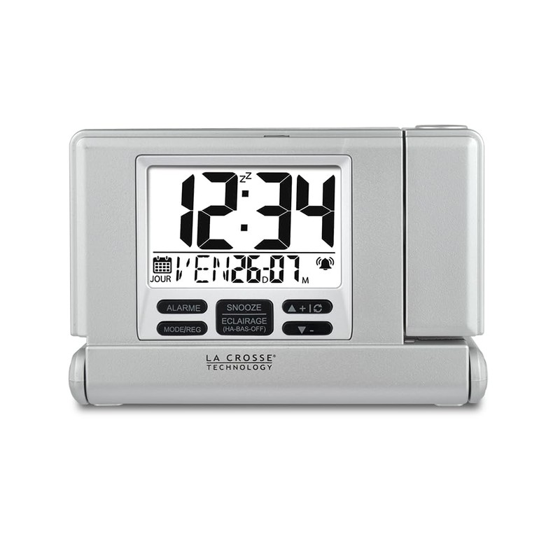 La Crosse Technology WT525 Projection Alarm Clock with USB Port