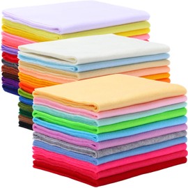 Hillsuren 36 Rolls Felt Fabric Sheet Bulk 8"x35" 1.4mm Thick Soft Felt Sheet 36 Assorted Colors Craft Fabric for DIY Craft Sewing Squares Nonwoven Patchwork