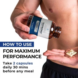 Testronix Performance Supplement for Men - Energy and Muscle Supplements Mens