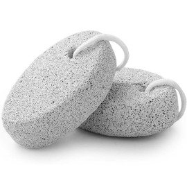 2 Pcs Natural Foot Pumice Stone for Feet, Lava Pedicure Tools Hard Skin Callus Remover for Feet and Hands Natural Foot File Exfoliation to Remove Dead Skin Pedicure Tool