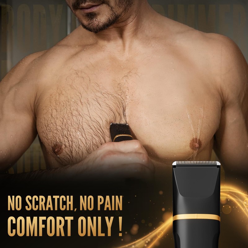 Electric Razor for Men, IPX7 Waterproof Versatile Shaver for Temple,