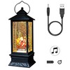 DRomance Nativity Music Snow Globe Lantern with Timer Battery Operated