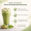 Mushroom Matcha Powder with Coconut Milk - Nootropic Energy &