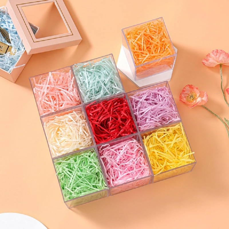 Wgudzpj Easter Crinkle Cut Paper Shred Filler, Shredded Paper for