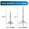 Bluelander Lampara Aro De Luz Led De 10 Pulgadas Con