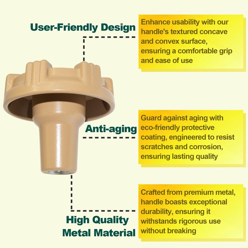 Datrenm RK-14MH Outside Faucet Repair Kit Metal Handle Compatible with