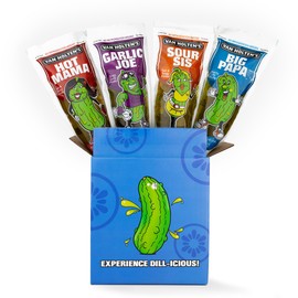 Van Holten's Pickles - Charismatic Characters Pickle-In-A-Pouch Gift Box - 4 Pack