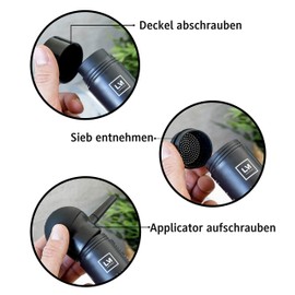 LEON MIGUEL Applicator - Exclusively Engineered Hair loss Applicator Pump for Premium Precision/For Intuitive Use with Hair Fiber