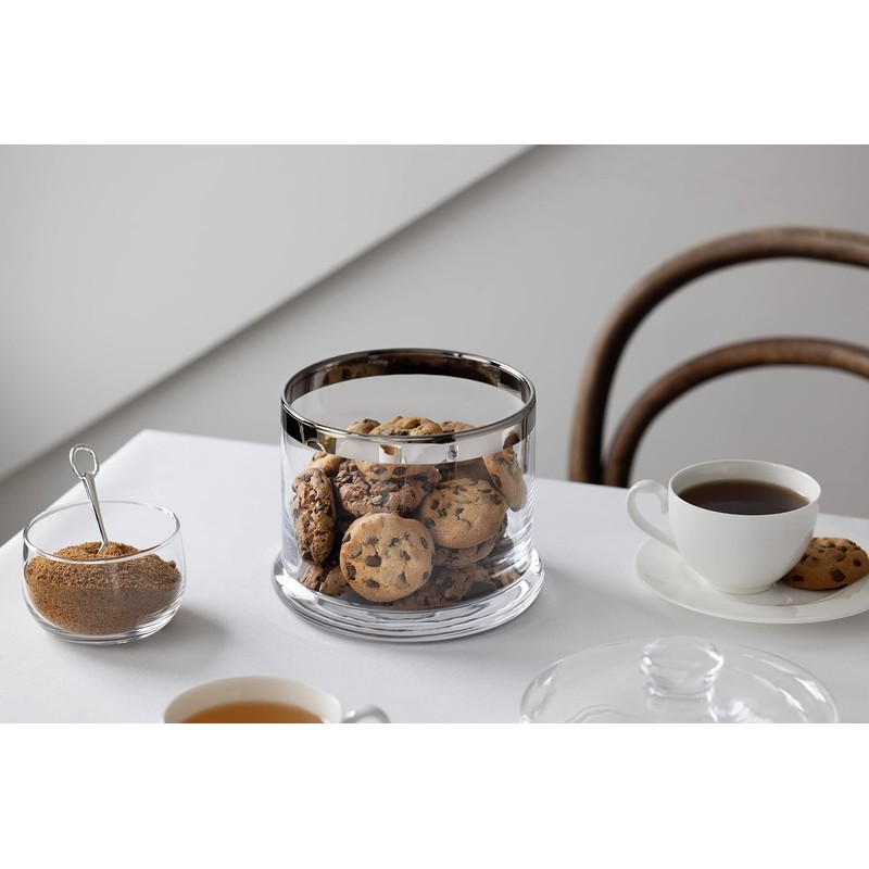 EDZARD Jago Jam Jar (Diameter 10 cm) Elegant Silver-Plated with