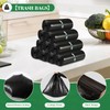 800 Counts 4 Gallon Trash Bag Drawstring Small Trash Bags,