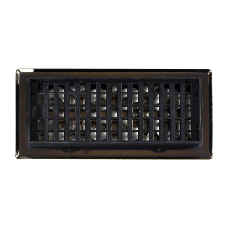 Decor Grates (4-Pack) SPH410-A Scroll Design Floor Register, 4x10 Inches,