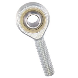 TA-VIGOR SA8T/K M8 Rod End Bearings M8x1.25 Left-Hand Thread Male, Carbon Steel Housing with Chrome Steel Ball, Spherical Joint Bearings for Automotive and Industrial Applications