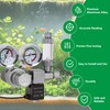 Aquarium Co2 Regulator, Dual Gauge Accurate Display, with 12V DC