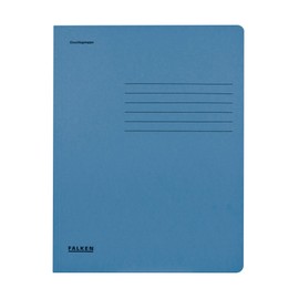 Original Falken 25-pack envelope folder. Made in Germany. Made of recycled cardboard with 3 inner flaps for DIN A4 blue Juris folder Document folder Storage folder.