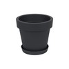 Prosperplast Lofly Flower Pot with Saucer 19.5 x 18.5 cm