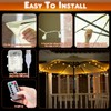 32 Feet Patio Umbrella Lights, 8 Lighting Modes LED String