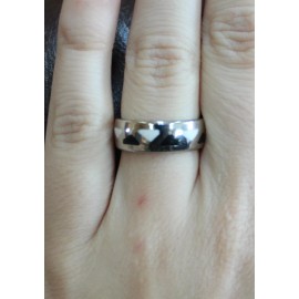 Ramsons Unisex Men's or Woman's Finger Ring Onyx Black Stone Band Size 10 Everyday wear