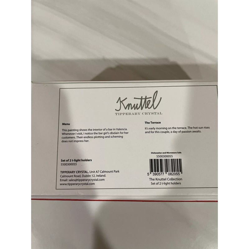 Menu The Knuttel Collection Tipperary Crystal Menu The Terrace T-Light