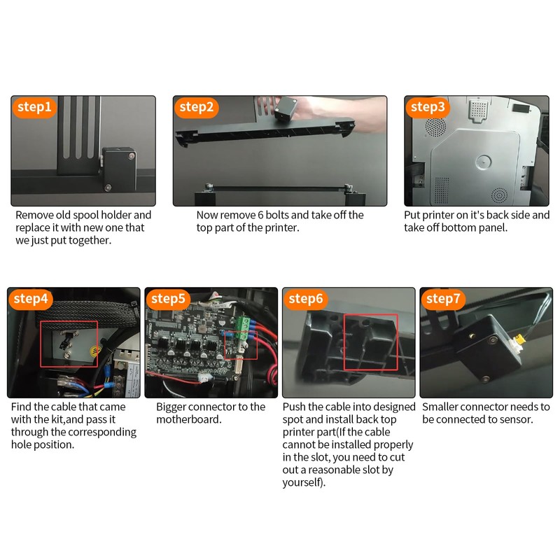 FYSETC 3D Printer Accessories for K1 SE: Original Filament Runout