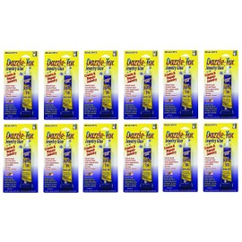 BEACON Dazzle-Tac Extra Strong Jewelry Glue - Crystal Clear, Waterproof & Shock Resistant - Perfect for Base Metals, Glass, Mirror and More, 1-Ounce, 12-Pack