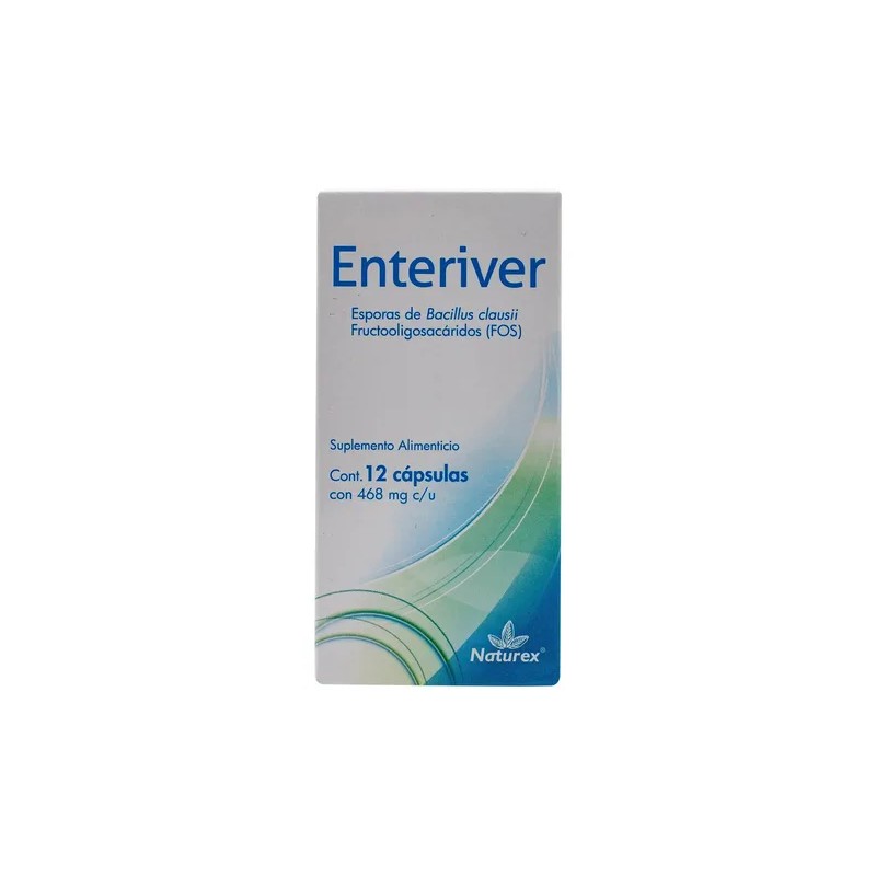 Enteriver C12 Caps. 468mg Sabor Sin Sabor