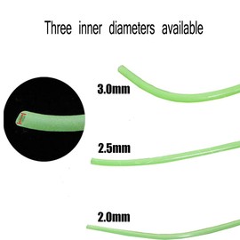 FASPLORE 5 meters(197 inches) Luminous Tube Deep Sea Fishing Soft Plastic Fishing Angling Glow Tubing Tool Attract Fish (3mm(0.12 inches) inner diameter)