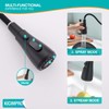 Kicimpro Matte Black Kitchen Faucet with Pull Down Sprayer, 304