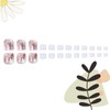 GCSQW Press on Toenails Short Square Fake Toe Nails with
