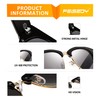 FEISEDY Semi-Rimless Sunglasses for Men Women Classic Sun Glasses Retro