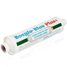 Boogie Blue Plus Garden Hose Water Filter for RV and Outdoor use - Removes Ch...