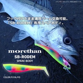 DAIWA Worm Moissanite SB Rodem Spare Body 2.8" Orange Gold Lure