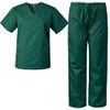 Medgear womens Set Medical Scrubs, Hunter, Large US