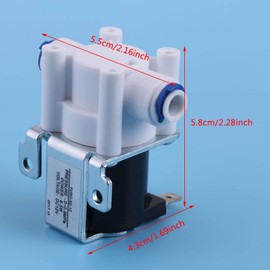 1 x DC 12 V Water Valve Solenoid Valve Solenoid Magnetic Purifier Valve Quick Connect Normal Close
