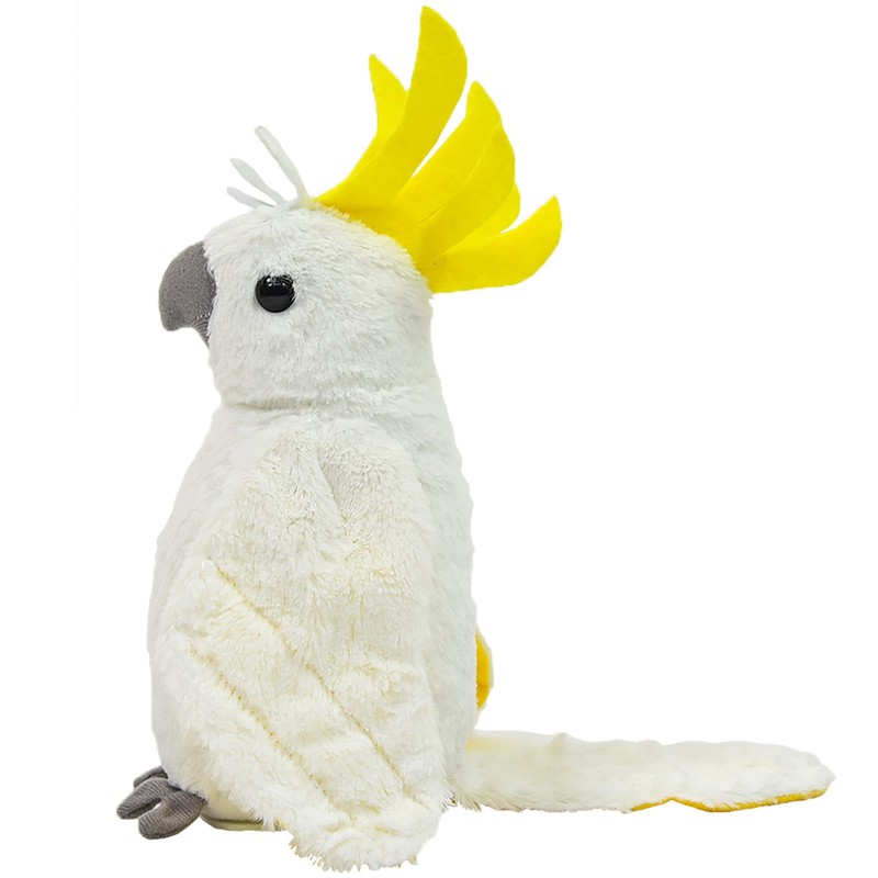 Kögler 75996 – Laber Animal Cockatoo Lucky, approx. 24 cm