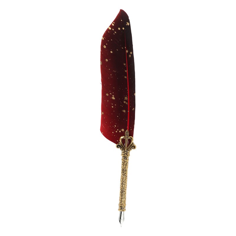 Quill Pen Set Exquisite Retro Smoothing Writing Feather Pen Caligraphy