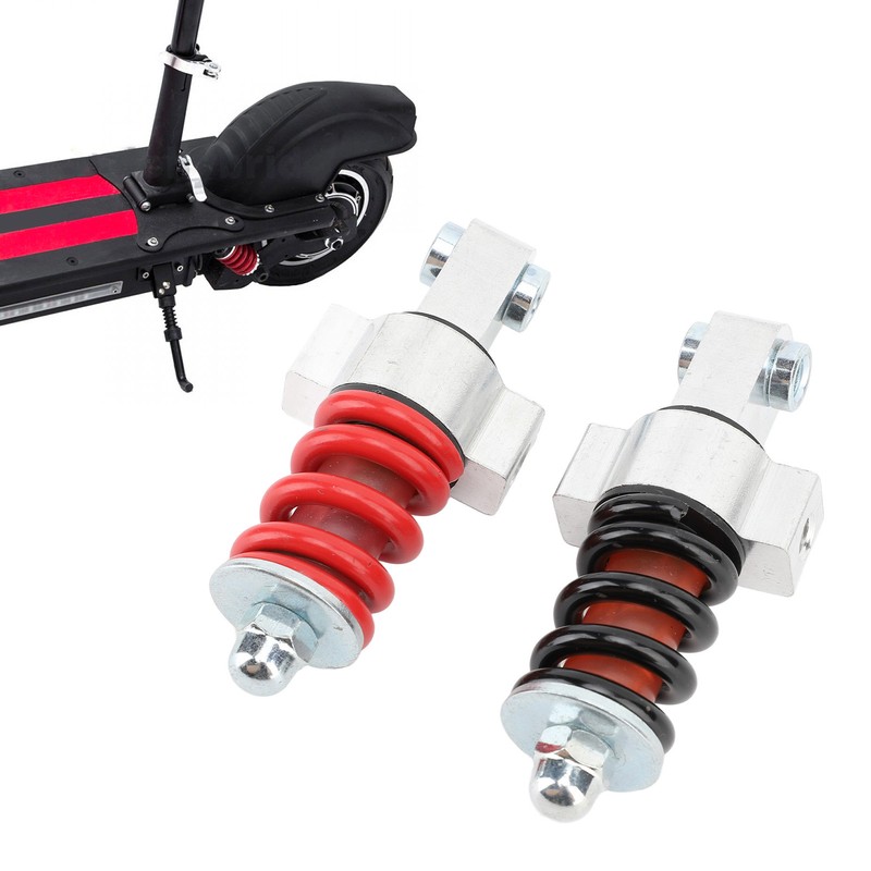 2PCS 112mm Rear Shock Absorber Aluminum Alloy Red Black for